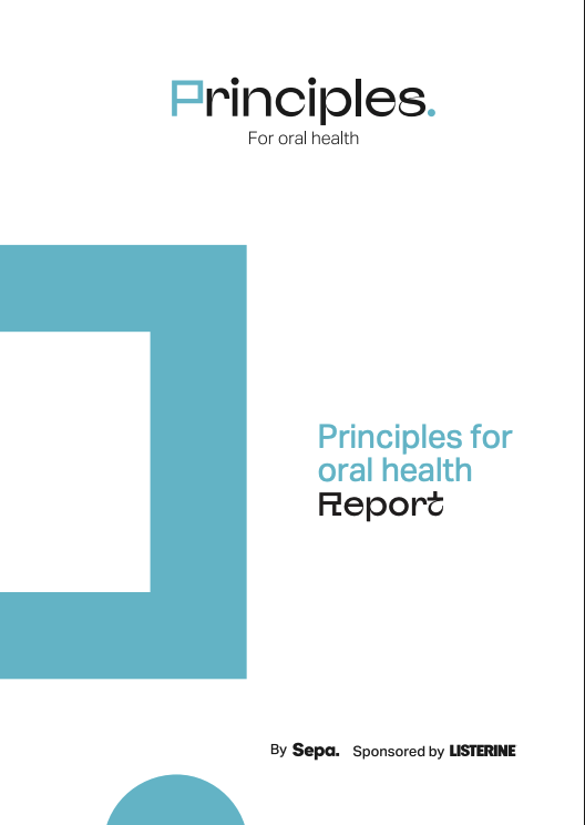 Principles for oral health Report cover